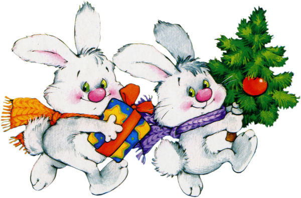 Новогодний зайчик