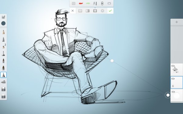 Рисунки в приложении Autodesk Sketchbook
