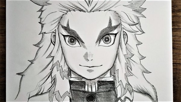 Ренгоку карандашом