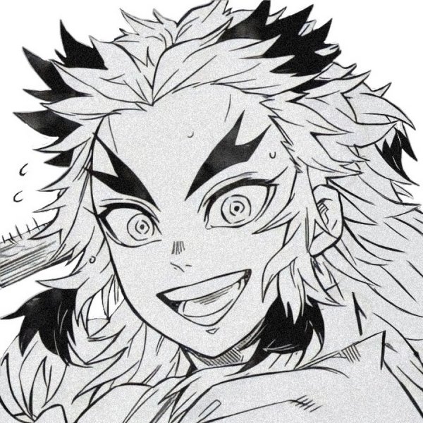 Кёджуро Ренгоку рисунок