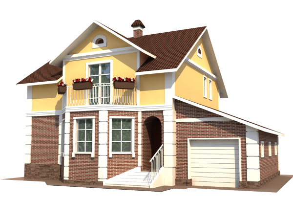 Дом без фона