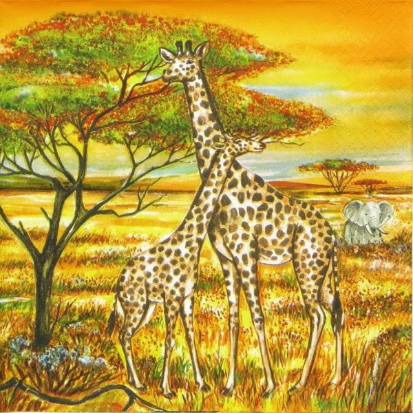 Саванна рисунок