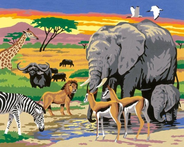 Животные Африки для детей