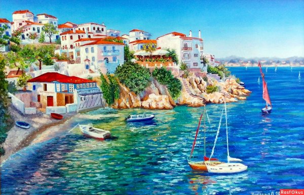 Древняя Греция Акрополь рисунок