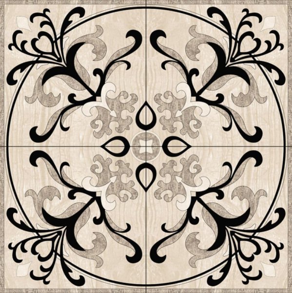 Панно Valentino scuro Roseton 120x120