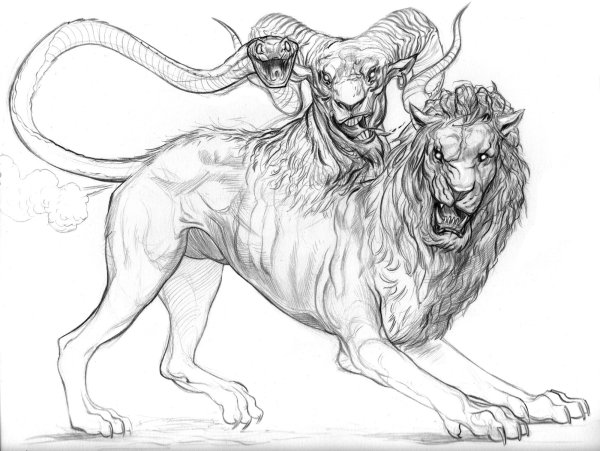 Химера древняя Греция