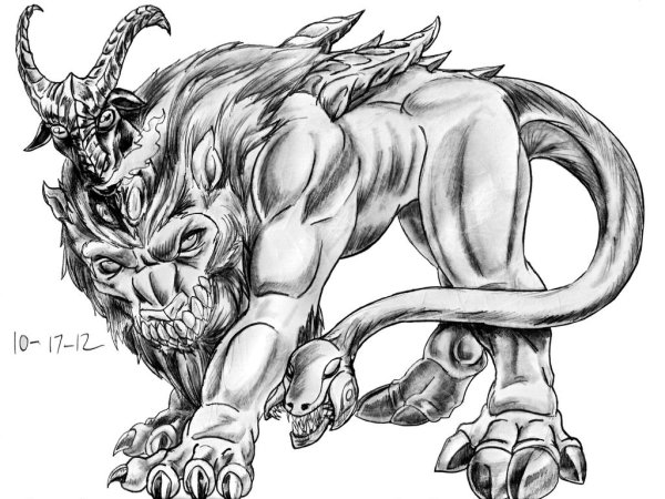 Химера тату