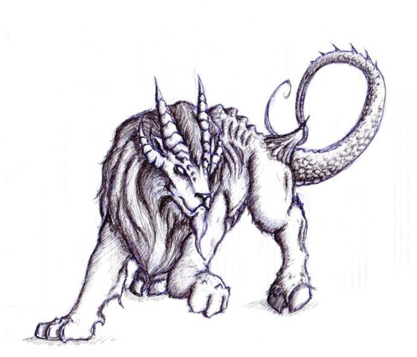 Химера эскиз