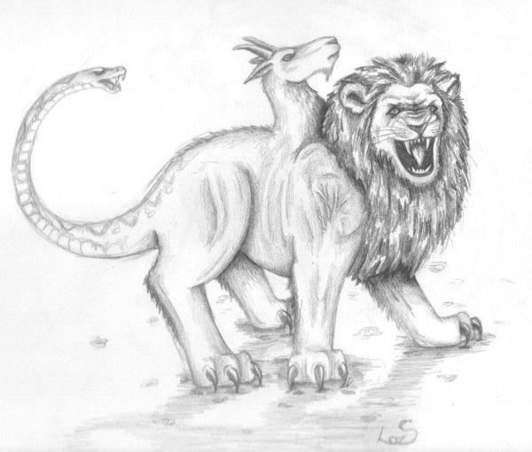 Химера рисунок