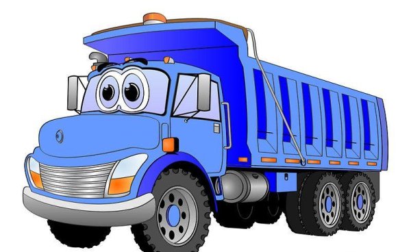 Раскраски машинки Грузовики