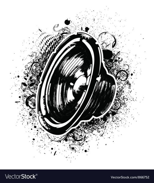 Динамик нарисованный