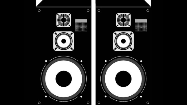 Колонки черно белые