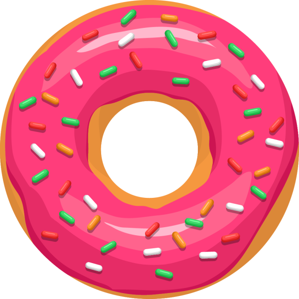 Векторный пончик