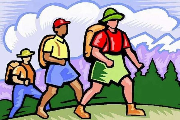 Турист анимация