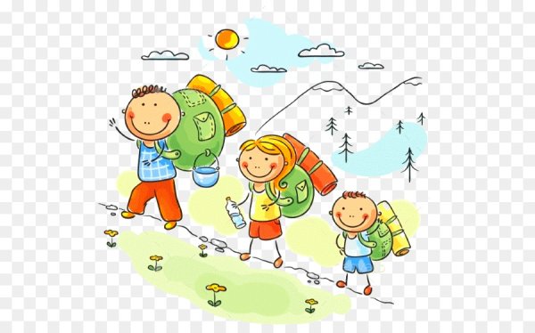 Поход мультяшный