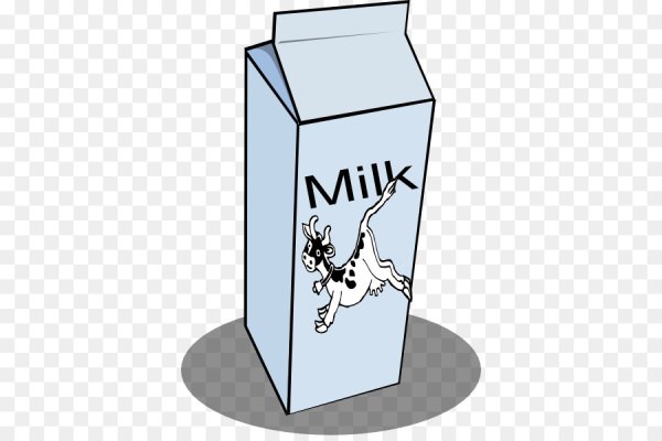 Пачка молока арт