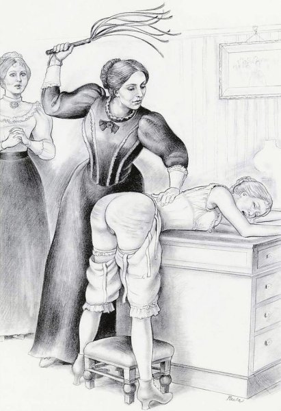 Порка девушек розгами рисунки