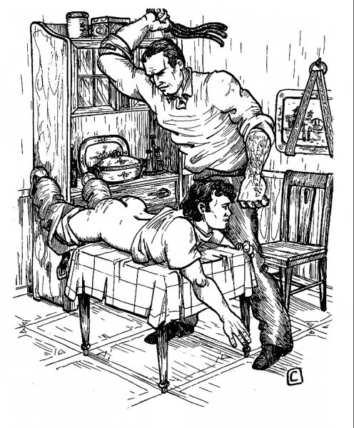 Наказание мужчин розгами