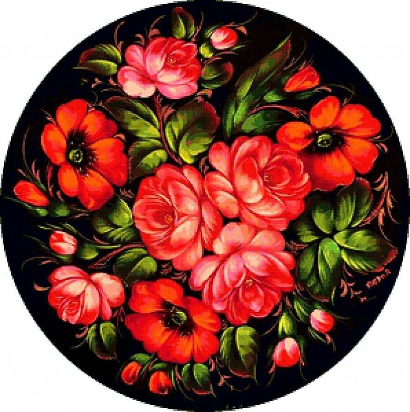 Жостовская лаковая живопись