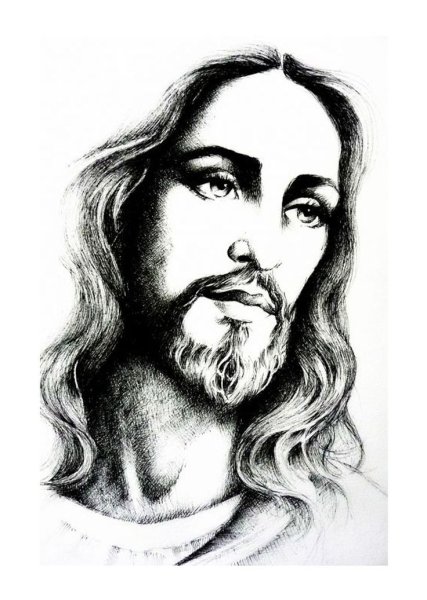 Иисус Христос рисунок