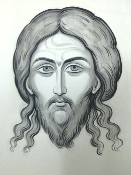 Иисус Христос рисунок