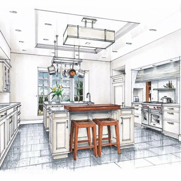 Эскиз кухни