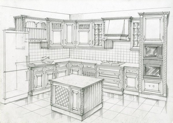 Эскизный проект мебели