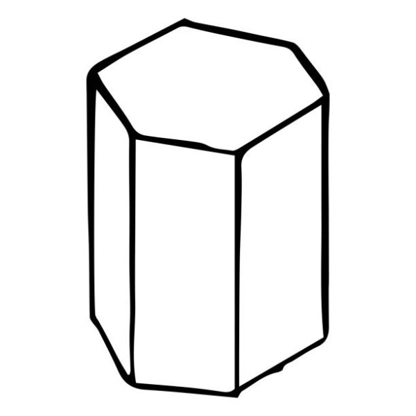 Построение шестигранной Призмы Академический рисунок