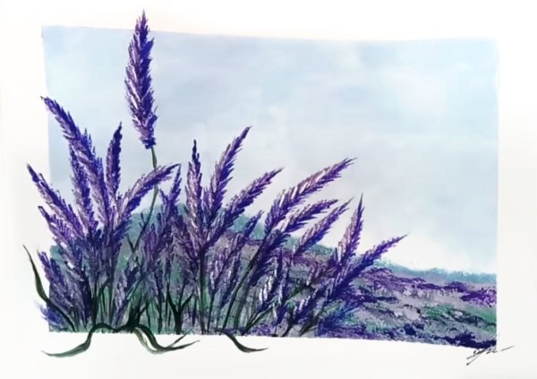 Стилизованная Лаванда