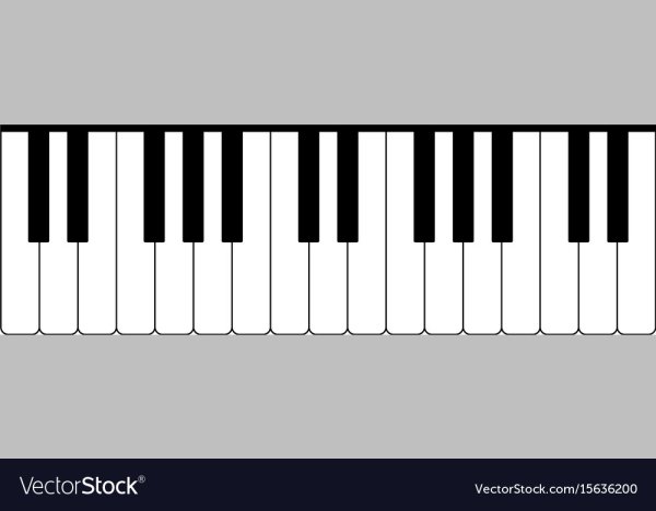 Клавиатура пианино три октавы