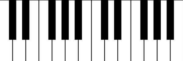 Клавиатура пианино 1 Октава а4