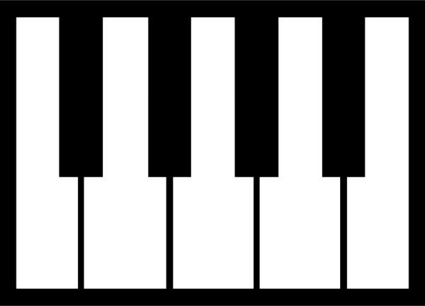 Пианино вектор