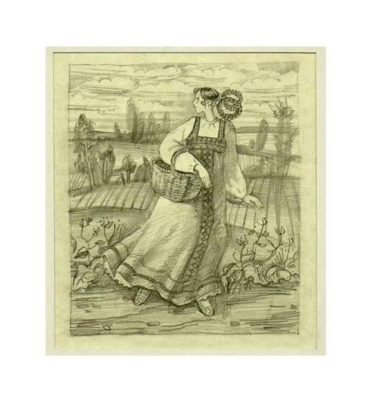 Иллюстрации к повести Пушкина барышня крестьянка