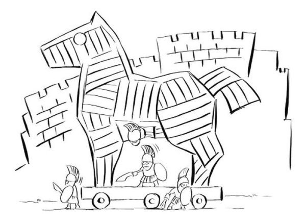 Илиада иллюстрации Троянский конь