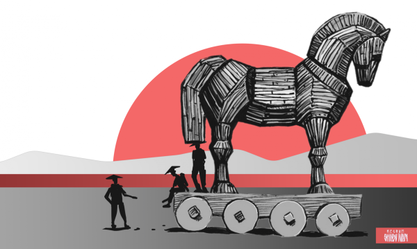 Троянский конь чертеж