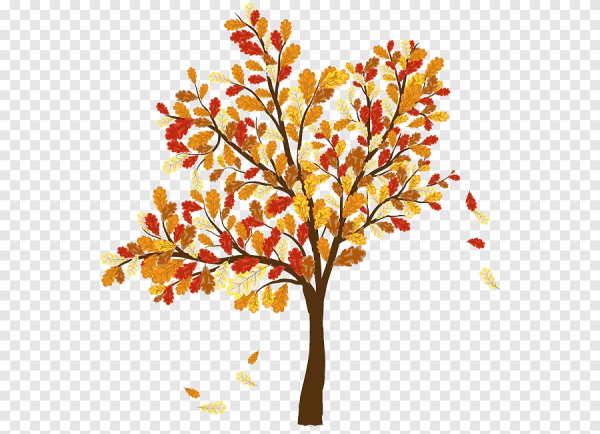 Сказочное осеннее дерево