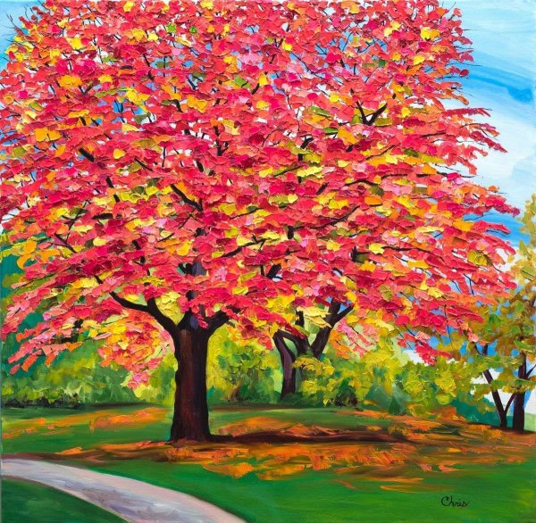 Осеннее дерево для детей