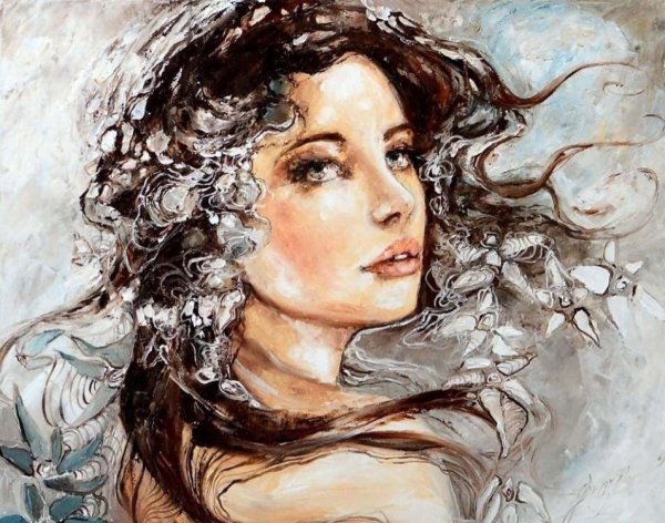 Польская художница Elzbieta Brozek