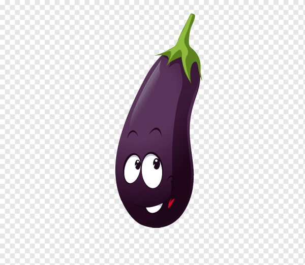 Веселые овощи баклажан