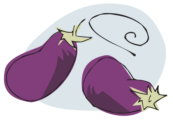 Баклажан мультяшный