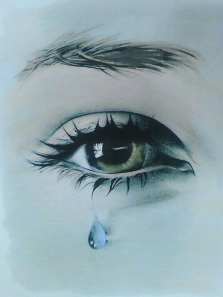 Слезы рисунок