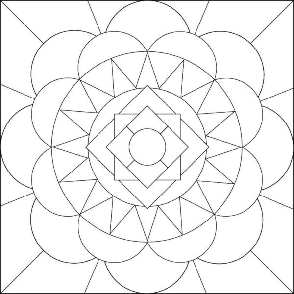 Орнамент из геометрических фигур