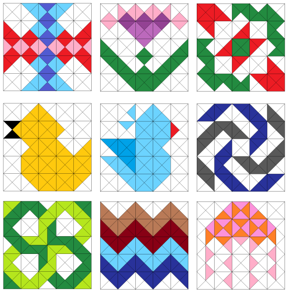 Геометрический узор в квадрате