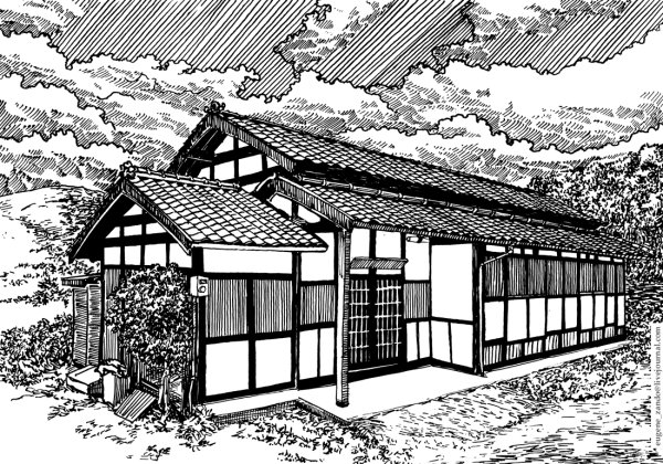 Япония скетч