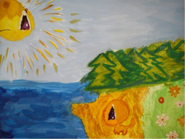 Григ утро рисунок