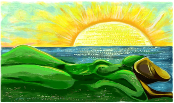 Рисунок на тему рассвет