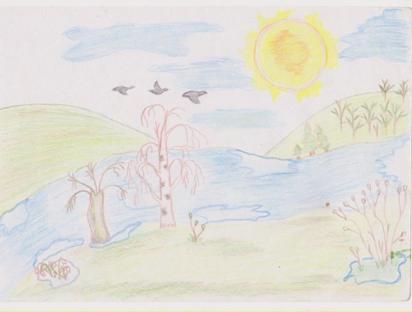 Утро пер Гюнт рисунок