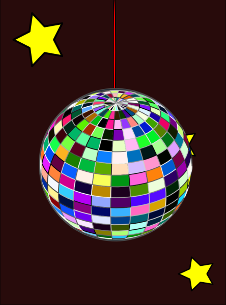 Диско шар смайлик