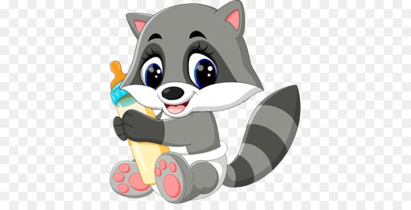 Енот картинка для детей