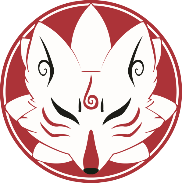 Маска Аматерасу Кицунэ